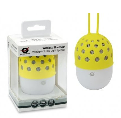 Altavoz Bluetooth Portable Conceptronic Con Luz Led