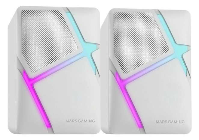 Altavoces 2.0 Mars Gaming Negro/Blanco 10w