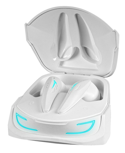 Auricular Intrauditivo Bluetooth Mars Gaming Black/White