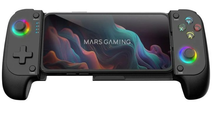 Gamepad Negro Bluetooth Mars Gaming Para Smartphones