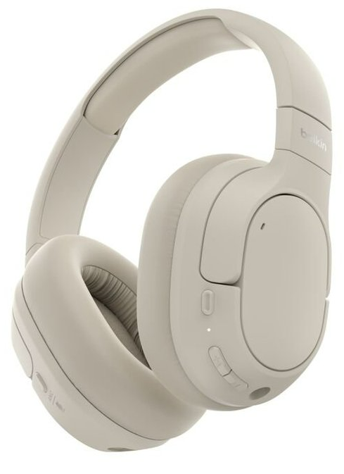 Headset Bluetooth Belkin Circumaural Blanco/Negro