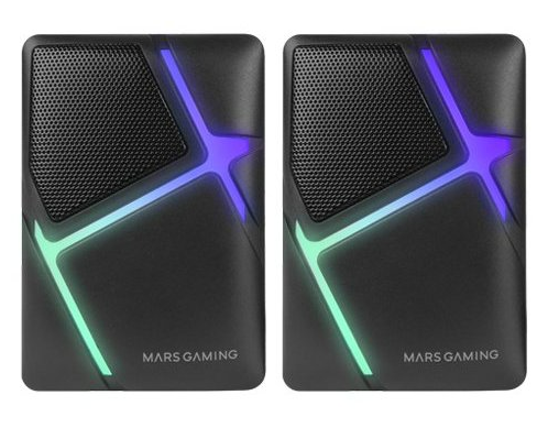 Altavoces 2.0 Mars Gaming Negro/Blanco 10w