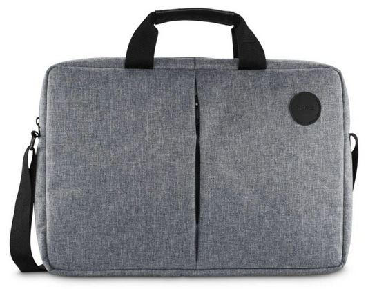 Liquidación: Maletin Hama Genua 15.6 Organizador En El Interior Color Gris