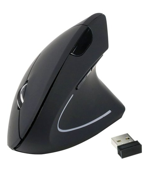 Mouse Equip Wireless Ergo 5 Botones 1600dpi