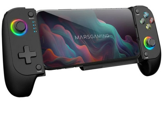 Gamepad Negro Bluetooth Mars Gaming Para Smartphones