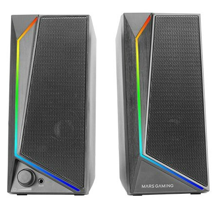 Altavoces 2.0 Mars Gaming Iluminacion Rgb