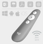 Presenter Logitech Wireless Presenter R500s Gris