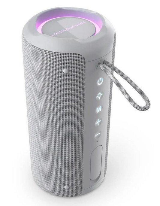 Altavoz Bluetooth Portable Energy Sistem Soundbliss 40w Ipx6 (Fm/Usb/Aux) Color blanco + luces Led