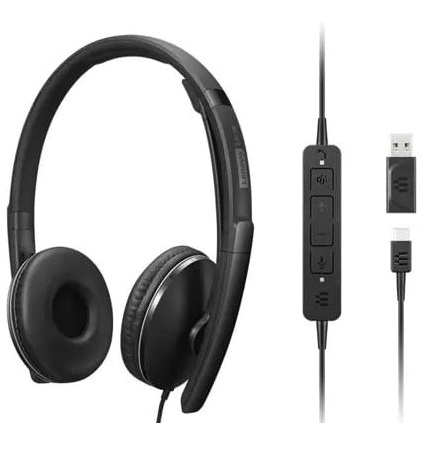 Headset Usb-c Lenovo High Level Con Adaptador Usb-a