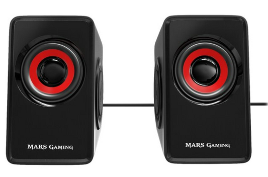 Altavoces 2.0 Mars Gaming Vibro-subwoofer