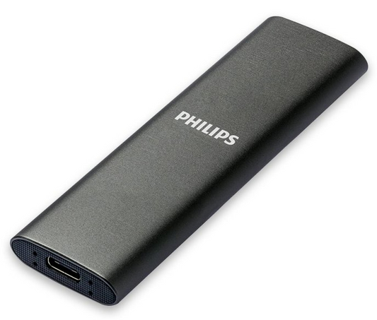 Disco M.2 Externo Philips 250gb Usb-c / usb3.0 540mb/s