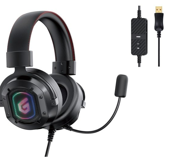 Headset Usb Conceptronic Gaming 7.1 Athan