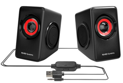 Altavoces Mars Gaming MS1 10W 6 Drivers USB Gaming