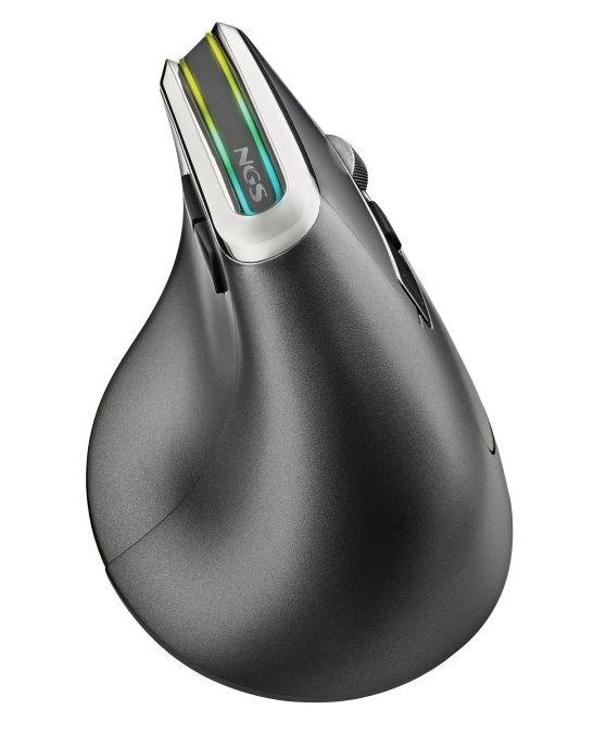 Mouse Ngs Wireless Ergo Gaming Rgb Evo Karma Vertical