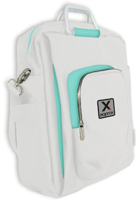 Mochila De Portatil 15.6"approx Colores Blanco + (Azul/Rojo/Gris)